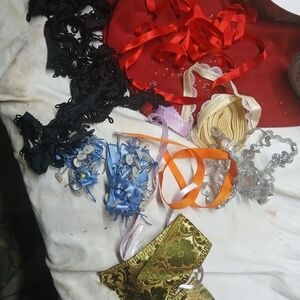 Cut Ribbon Lot Various Colors/sizes
